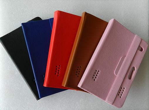 7 inch Quality Flexible Kick Stand Tablet PC Protection Leather Casing / Pouch